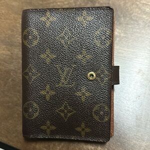 Brown Monogram Louis Vuitton small ring agenda